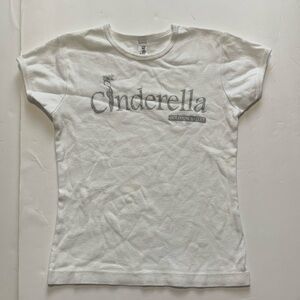 Girls Houston Ballet Cinderella T-Shirt White